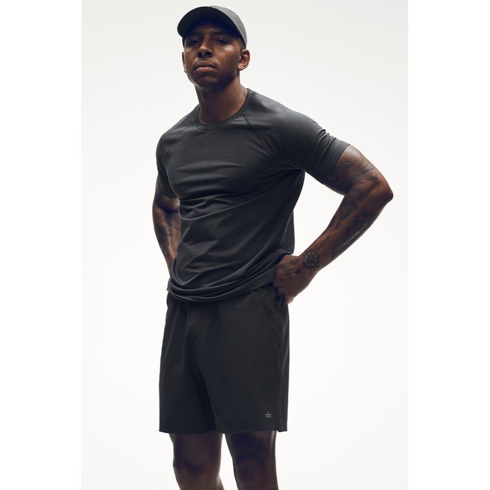 ALO Yoga Men's 7" Repetition Short In Anthracite Large